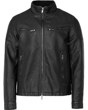 Firetrap Pu Jacket - Black