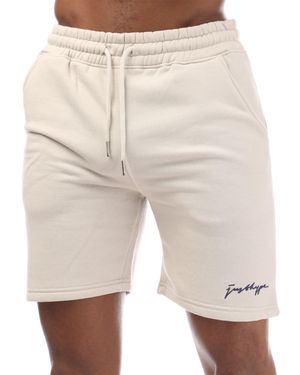Hype Adults Regular Jersey Jogger Shorts - Natural