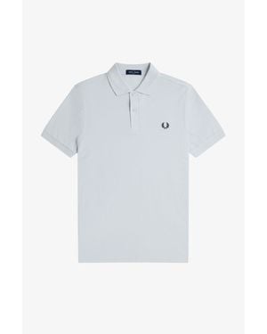 Fred Perry Plain Polo Shirt - White