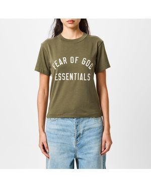 Fear Of God Tri Blend Crewneck Tee - Green