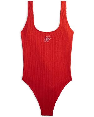 Tommy Hilfiger One Piece Swimsuit - Red