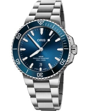 Oris Aquis Date Bracelet Watch - Metallic