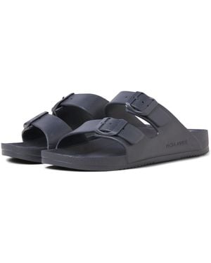 Jack & Jones Pisa Moulded Flat Sandals - Blue