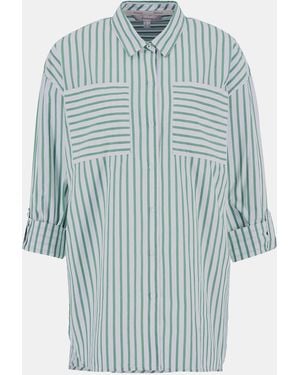 Barbour B.Li Nicola Long-Sleeve Patterned Shirt - Blue