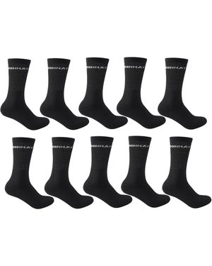 Donnay 10 Pack Crew Socks 12 - Black