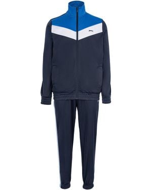 Slazenger 1881 Polyester Tracksuit - Blue