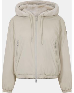 Moose Knuckles Eaaton Bunny Thermal Insulated Bomber Jacket - Grey
