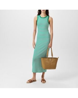 Tommy Hilfiger Ribbed Midi Dress - Green