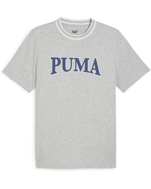 PUMA Squad Big Graphic Regular Fit T-Shirt - Grey