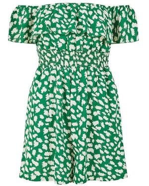 Mela London Pocket Playsuit - Green