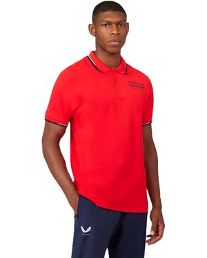 Castore Adults Licensed Polo Shirt - Red