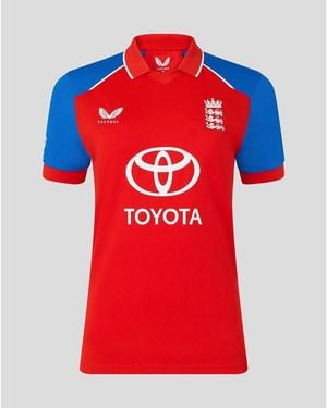 Castore 26/27 England Cricket T20 Shirt - Red