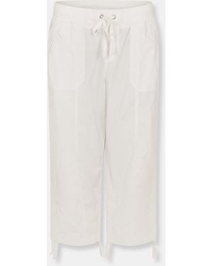 DKNY Capri Cargo Trouser - White