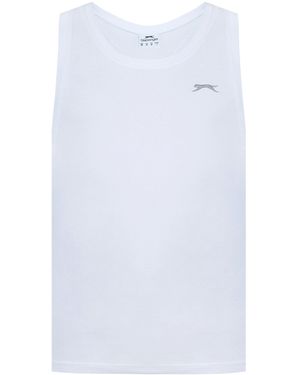 Slazenger 1881 Muscle Vest - White