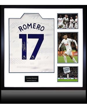 The Fan Cave Cristian Romero Signed Tottenham Hotspur Shirt - White