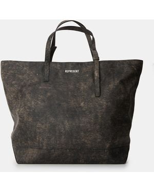 Represent Leather Tote Bag - Black