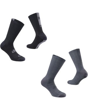 Dhb All Season Merino Aeron Socks (2 Pack) - Blue