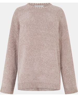 Jack Wills Chenille Crew Neck Jumper - Grey