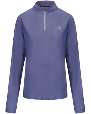 Karrimor Longsleeve 1/4 Zip Top Ladies - Blue