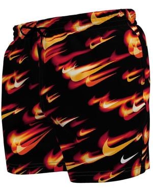 Nike Swim Breaker 5 Brief-Lined Volley Short - Red