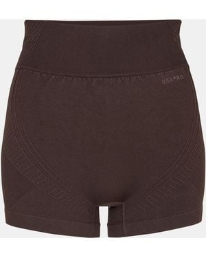 Usa Pro Usap Seamless 3 Inch Shorts - Brown