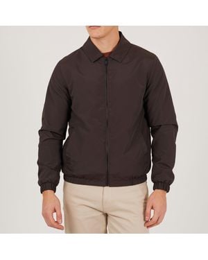 Brave Soul Bs Lightweight Harrington Jacket - Black
