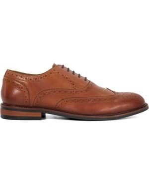 Dune Baltics Leather Brogues - Brown
