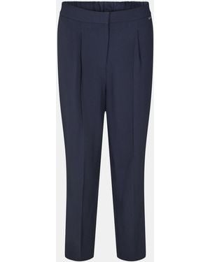 BOSS Talosa Straight Leg Trousers - Blue