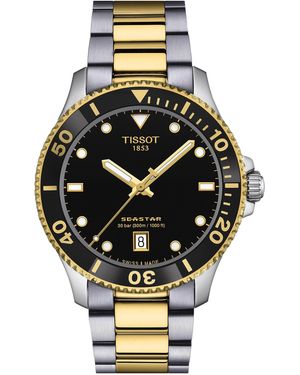 Tissot Seastar Quartz Analogue Watch - Metallic