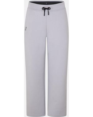 On Shoes Open Cuff Fleece Joggers - Grey