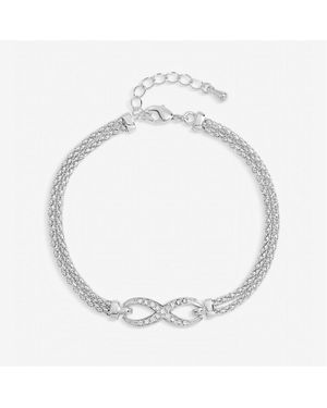 Inicio Plated Infinity Bracelet - Metallic