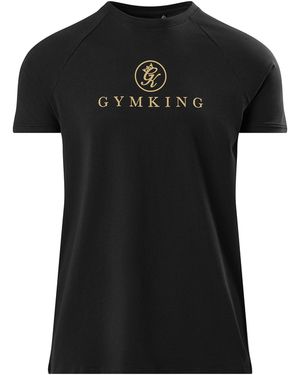 Gym King Pro Cotton Short Sleeve T-Shirt - Black