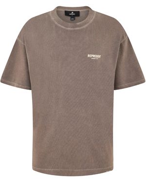 Represent Owners Club Oversized Fit T-Shirt - Brown