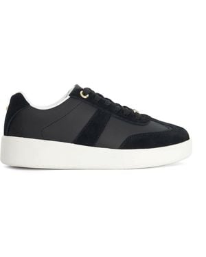Dune Ensemble Leather Low-Top Trainers - Blue