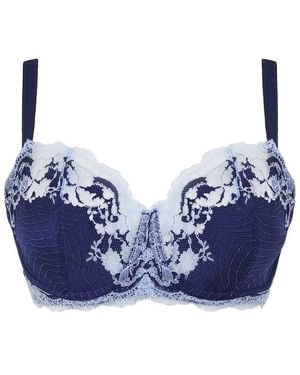 Wacoal Lace Affair Underwire Bra - Blue