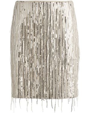 BOSS C_Vinges Mini Skirt - White