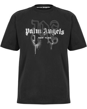 Palm Angels Palm Ny Mono Tee - Black