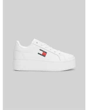 Tommy Hilfiger Essential Icon Flatform Trainers - White