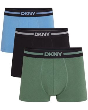 DKNY 3 Pack Trunks Carmel - Green
