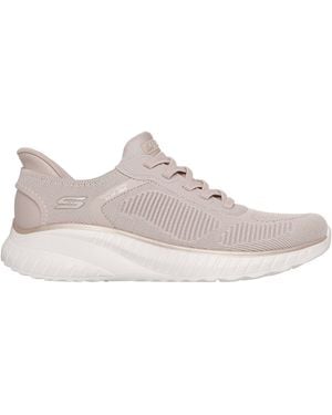 Skechers Engineered Knitted Bungee Slip-On Runners - Grey