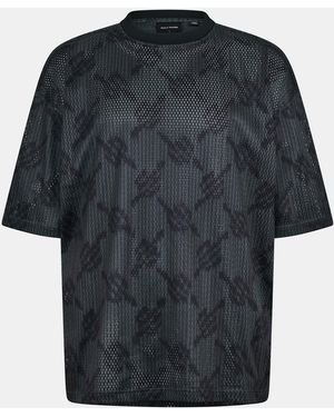 Daily Paper Mesh Logo T-Shirt - Black
