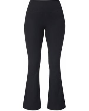 Sweaty Betty Glow Rib Flared Trousers - Blue