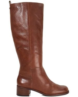 Dune Turner Knee High Boots - Brown