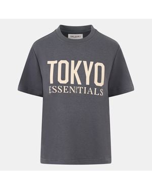 Blank Essentials Tokyo Cotton Short Sleeve Oversized Fit T-Shirt - Grey