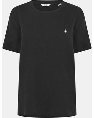 Jack Wills Endmoor Boyfriend T-Shirt - Black