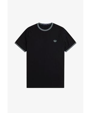 Fred Perry Twin Tipped T-Shirt - Black