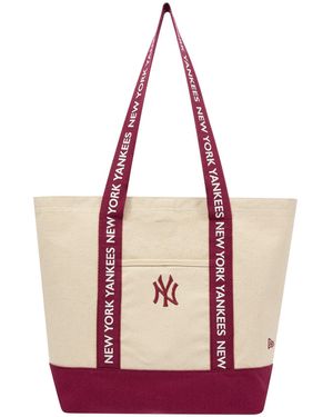 KTZ Canvas Strap Tote Bags - Pink