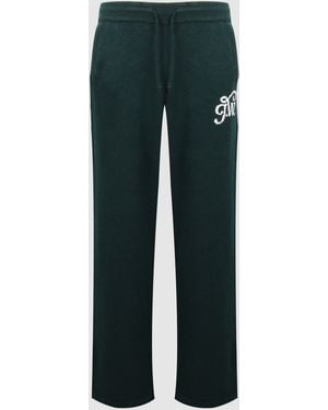 Jack Wills Acrylic Oversized Fit Knitted Trousers - Green