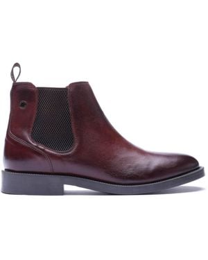 Base London Enzo Chelsea Boot - Purple