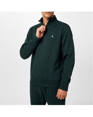 Jack Wills Barchester Quarter Zip Sweatshirt in Purple for Men Lyst UK